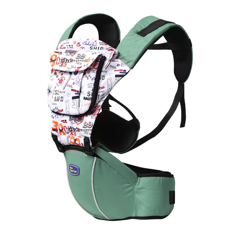 

Multi-function Baby Carrier Hip Seat Baby Sling Toddler Wrap Rider Splice Cotton Babies Infant Backpack Suspenders BB0115
