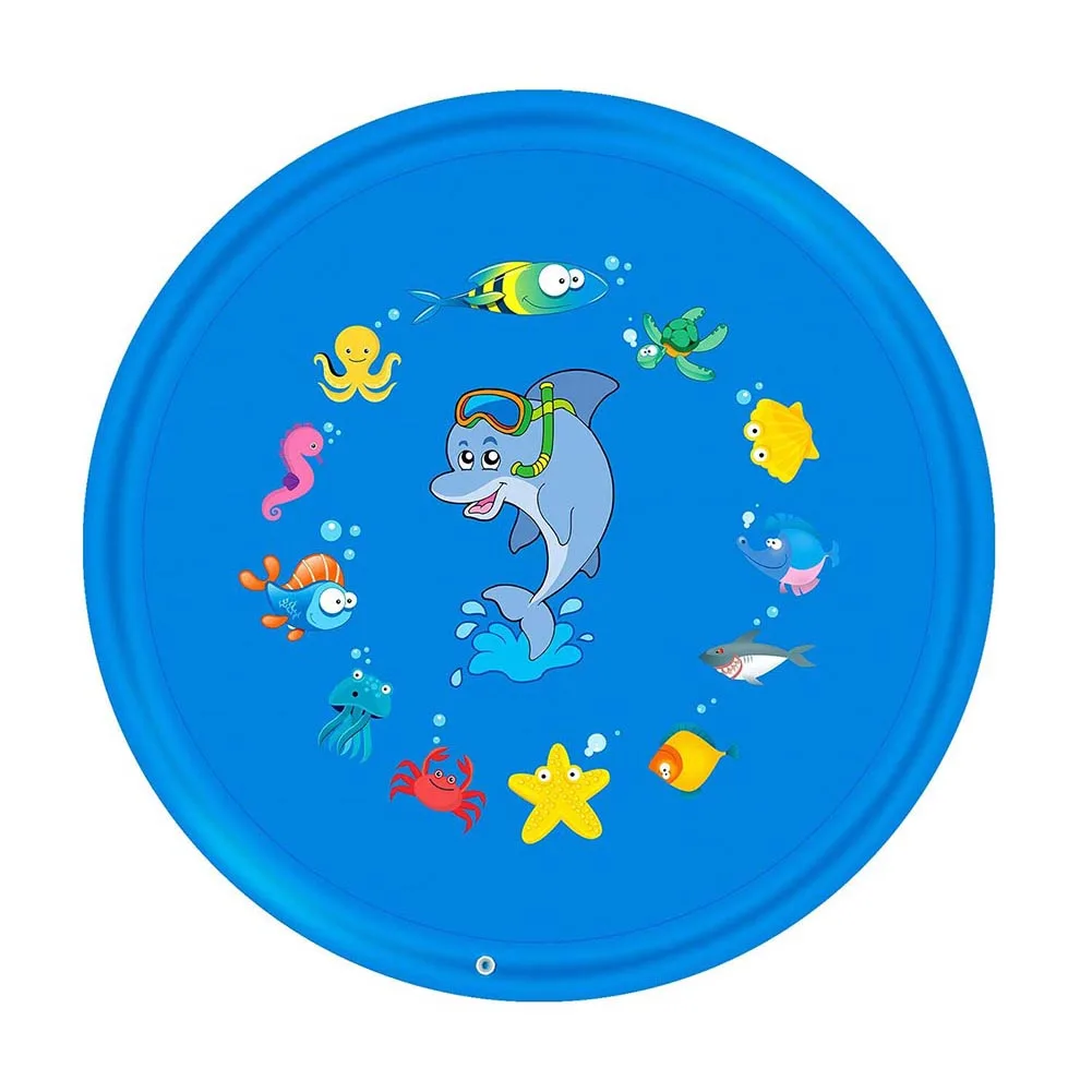 Gramado ao ar Praia do Mar Spray de Água Jogos de Água Esteira de Praia Livre Animal Crianças Sprinkler Jogar Mat Pad Inflável Almofada Brinquedos Divertidos 5 Brincadeiras e piadas