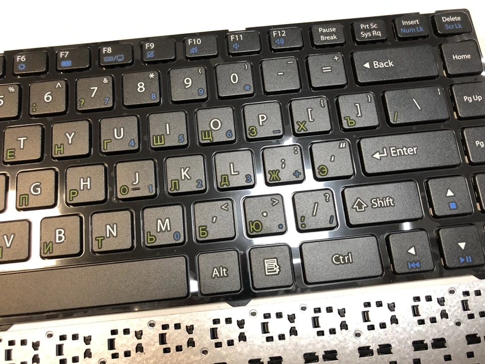  Russia Laptop Keyboard For Pegatron B14Y B34FD DNS (0150931) MP-11P53SU-5281 With frame RU Layout