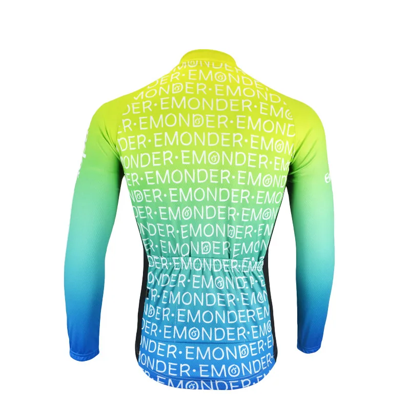 Emonder Men Cycling Jersey 2019 Pro Team Autumn Mtb Road Bike Long
