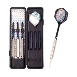 3Pcs 24g Professional Darts Stainless Steel Tip Silver Plated Barrel Aluminum Shaft Laser Flight Competition Training Dart 3Pcs 24g Professional Darts Stainless Steel Tip Silver Plated Barrel Aluminum Shaft Laser Flight Competition Training Dart