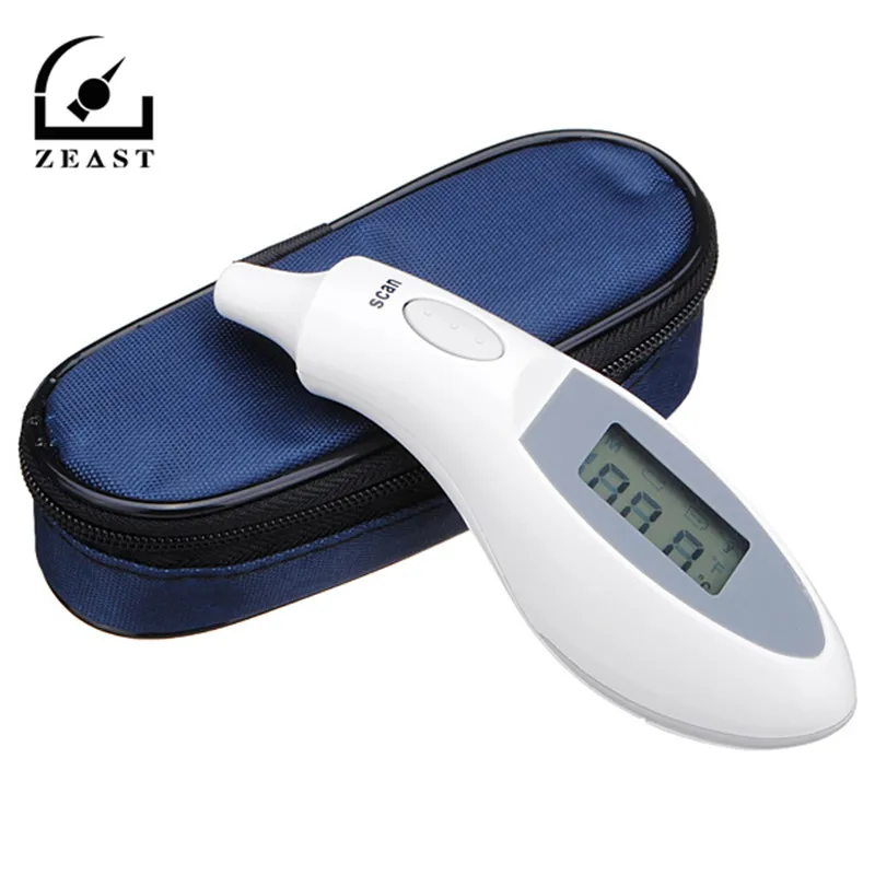 

LCD Digital Infrared Ear Thermometer Portable Highly Accurate Thermometers for Baby Child Adult Family Health Care
