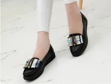 Free shipping the new women flat shoes, shallow mouth ballet big yards for women’s shoes Comfortable soft bottom women’s shoes