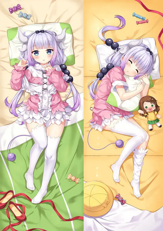 Суэф Аниме Манга Кобаяши Сан-Чи нет горничной Дракон Dakimakura двусторонний диванная