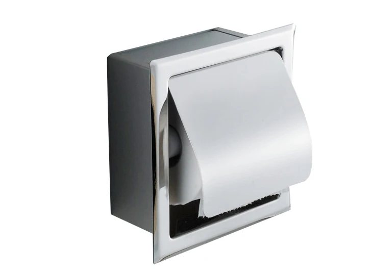 Recessed Stainless Steel Bathroom Toilet Roll Paper Holder Tissue ... Recessed Stainless Steel Bathroom Toilet Roll Paper Holder Tissue ...