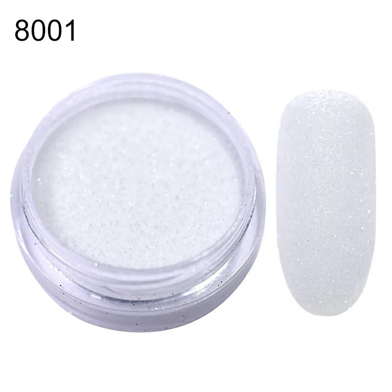 0.5g/box Chameleon Nail Powder Nail Art Decorations Shining Glitters Dust Nail Pigment Glitter Powder Black Base Needed - Цвет: 8001