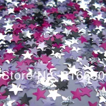 Ногтей смешанные звезды палитра блесток устойчив к растворителям блеск