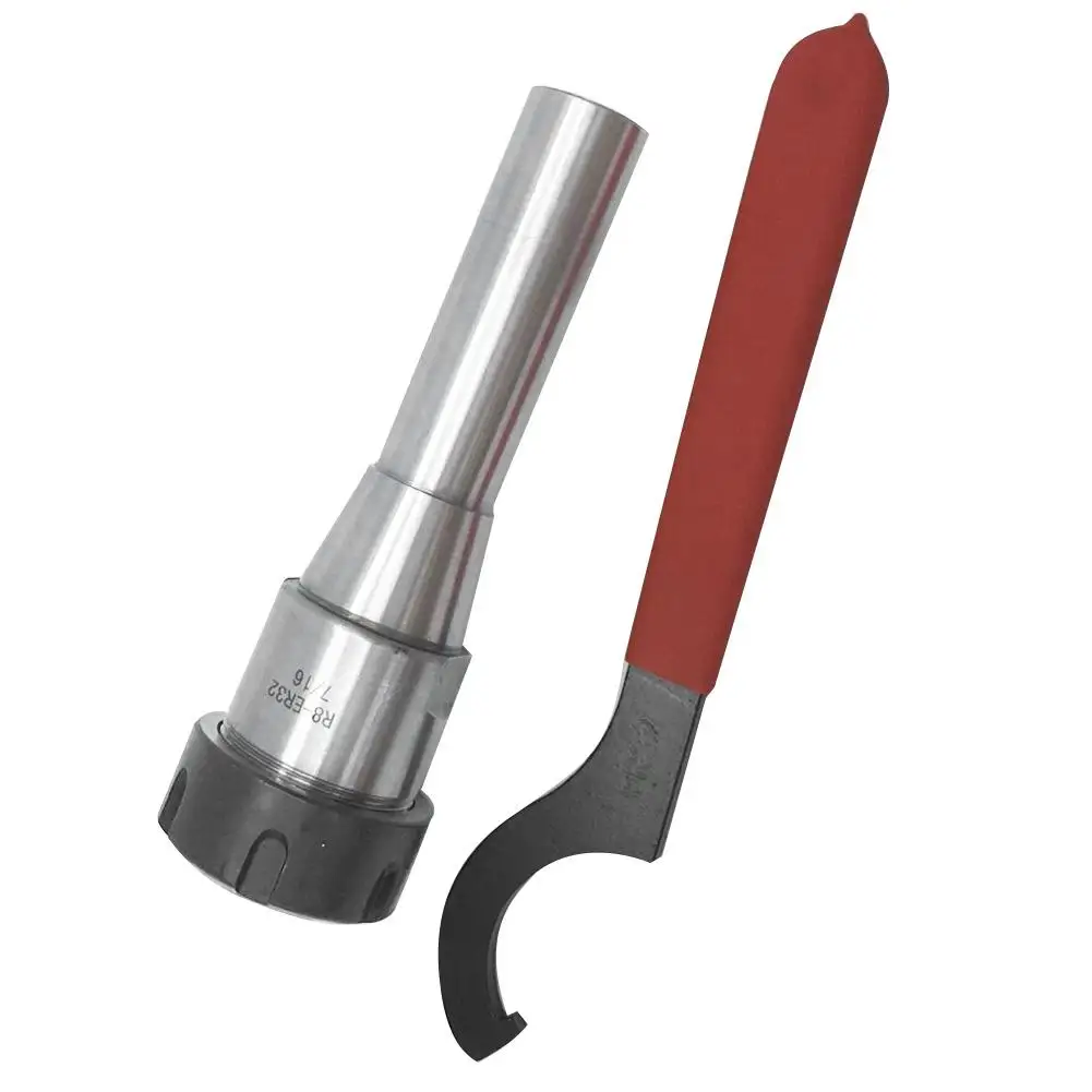 

Spindle Tools R8-ER32 7/16 Collet Chuck Holder CNC Milling Lathe R8 Spindle Tool Collet Shaft Chuck Milling Machine