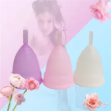 1Pcs Medical Grade Silicone Menstrual Cup For Women Feminine Hygine Product Vagina Use Small Or Big Size Health Care Anner Cup