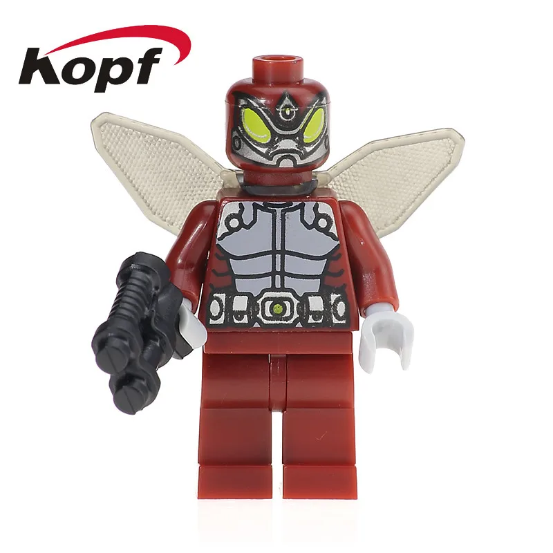 

Single Sale Super Heroes Blue Beetle Joker Panda with Heart Model Bricks Action Figures Building Blocks Toys for children KL052