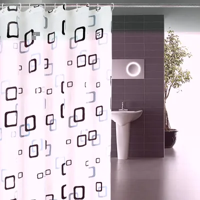 

Bathroom waterproof mouldproof shower curtain thickening PEVA bathroom curtain 180*200cm Free Shipping