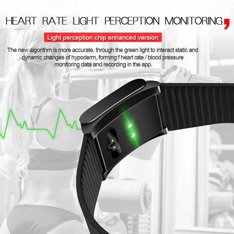 BANGWEI Smart Watch for Blood Pressure Blood Oxygen Heart Rate Detection Smartwatch with Color Screen OLED men woman Sport Watch