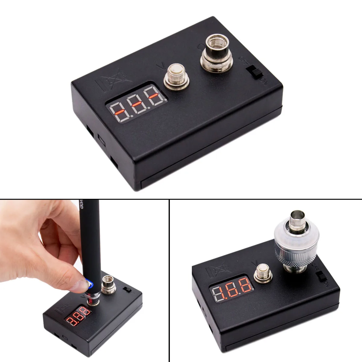 

Multifunction e-cigarette VAPE Resistance Tester Atomizer Electronic Smoke Measuring Ohm Testing Instrument Device Machine