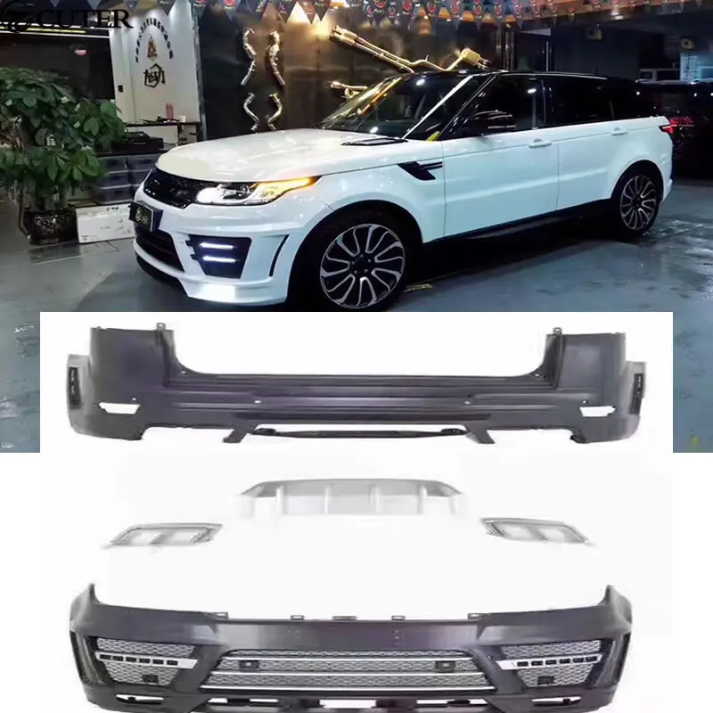 

FRP Car body kit front bumper rear bumper for Land Rover Range Rover Sport body kit 13-16