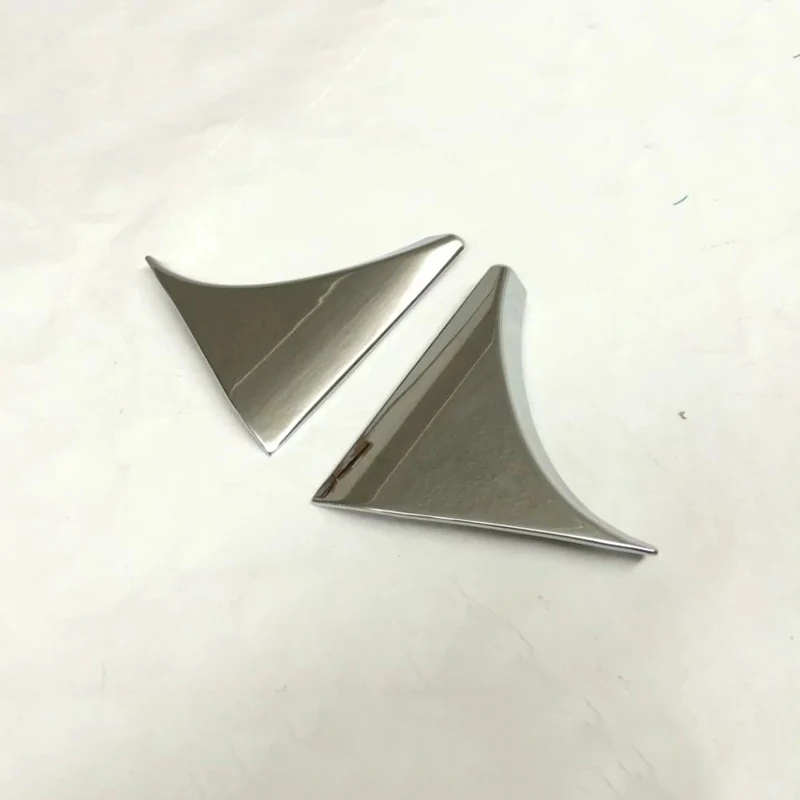 ABS хром заднее окно спойлер треугольная обрезная крышка набор для Ниссан Qashqai J11