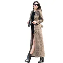 Плюс Размеры 3XL осень-зима Для женщин утепленные шерстяные кашемировые пальто Макси куртка Женский Тонкий шерстяной смеси над Размеры куртка L01