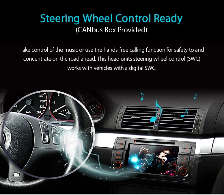 Sale XTRONS 7 inch Car DVD Player 2 din Radio DAB+Canbus GPS Navigation For BMW E46 / Rover 75 1999-2005 / MG ZT 2001 2002 2003- 2005 9