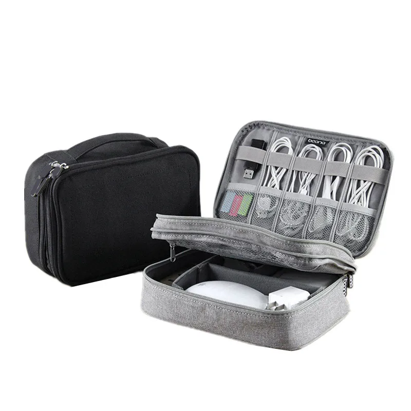 Travel Accessories Digital Bag Shockproof Multifunction USB Data Cable Earphone Wire pen Power bank HDD Sorting Organizer Cases