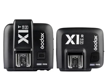 

GODOX X1N 2.4G Wireless LCD 1/8000s HSS TTL Flash Strobe Trigger Transmitter Receiver Set for Nikon DSLR