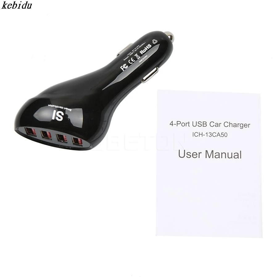 Hihg качественное автомобильное зарядное устройство с 4 портами USB DC 5V 1A для iPhone 5S 6 6s