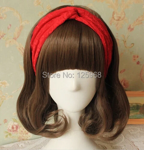 Free Shipping 2014 New Fashion 10pcs/lot Lace Turban Twist Headband Stretchy Lace Wide HeadBand Head hair wrap