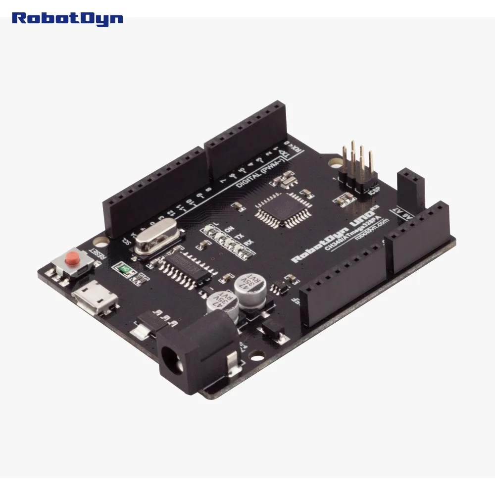 

New 2016 - UNO R3 ATmega328P,+ A6-A7 pins, MicroUSB. Compatible for Arduino UNO Rev 3.0