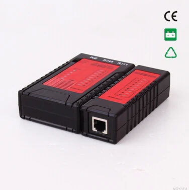 Noyafa NF-468PT POE Тестер обнаружения POE Стандартный LAN сетевой кабель тестер RJ11 RJ45 с светодиодный светильник