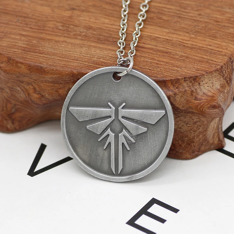 Hot-Movie-THE-LAST-OF-US-Jewelry-1-Pcs-Dual-Use-Vintage-Silver-Round-Pendants-The (3)