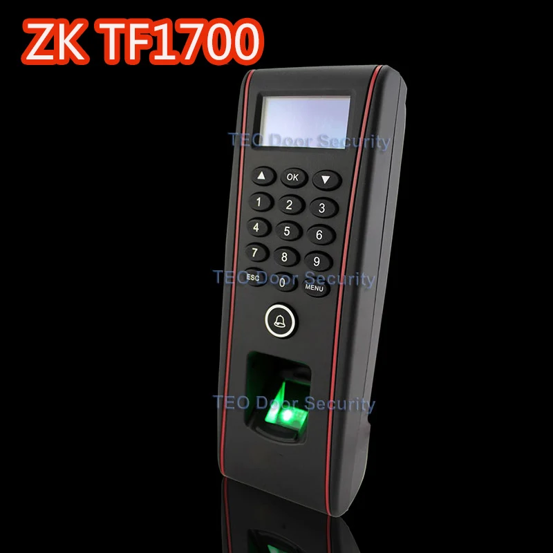 

Biometric fingerprint door lock terminal waterproof standalone keypad zkteco TF1700 Building access and attendance device TCPIP