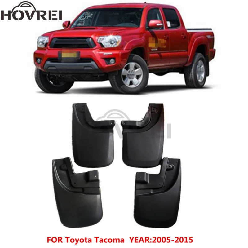 

4pcs/set car Mudflaps Splash Guards Fender Mud Flap Mudguards For Toyota Tacoma 2005-2015 1999 2010 2012 2013 2014 Car Styling