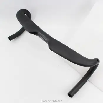 

Newest OEM Road bicycle matt UD T800 full carbon fibre bike handlebars internal cables 31.8*400/420/440mm light road bike parts