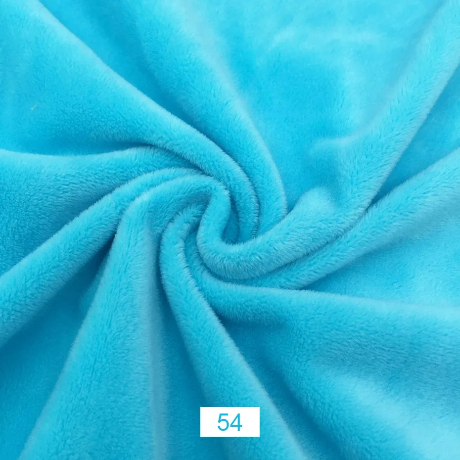 ZYFMPTEX Новое поступление Лоскутные ткани для шитья по метру шириной 150 см Высокое качество плюшевая ткань игрушки одеяло материал - Цвет: 54