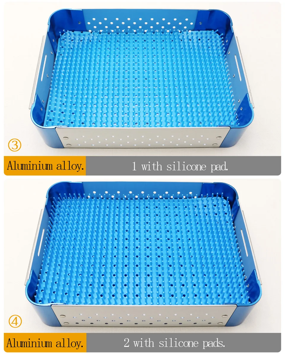 Медицинский дезинфекционный ящик из алюминиевого сплава для косметической и пластической хирургии инструменты и инструменты