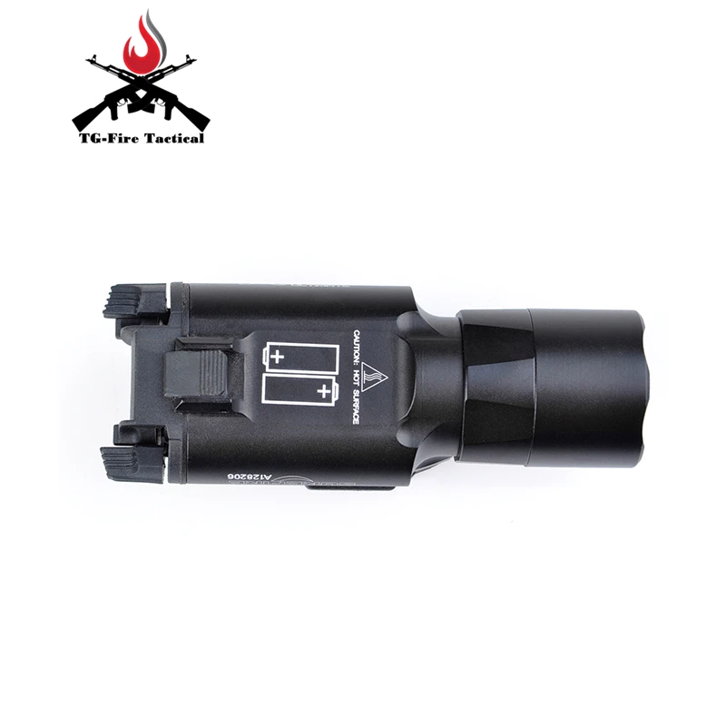 Lumen com Picatinny Elemento Airsoft Surefir Ultra X300u Fashlight Arma Pistola Lanterna 370 Rail X300 6 Elemento Airsoft Surefir X300 Ultra X300U Fashlight