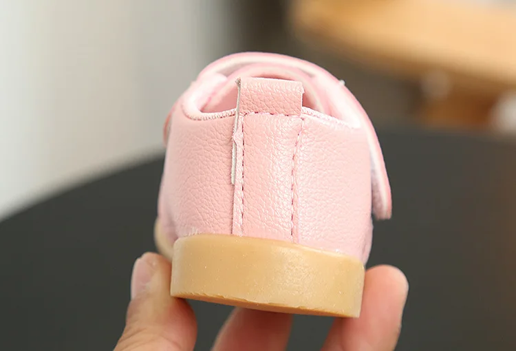 Корейская детская обувь с мягкой подошвой; обувь с мягкой подошвой и жемчужинами для девочек; обувь для малышей 0-2 лет