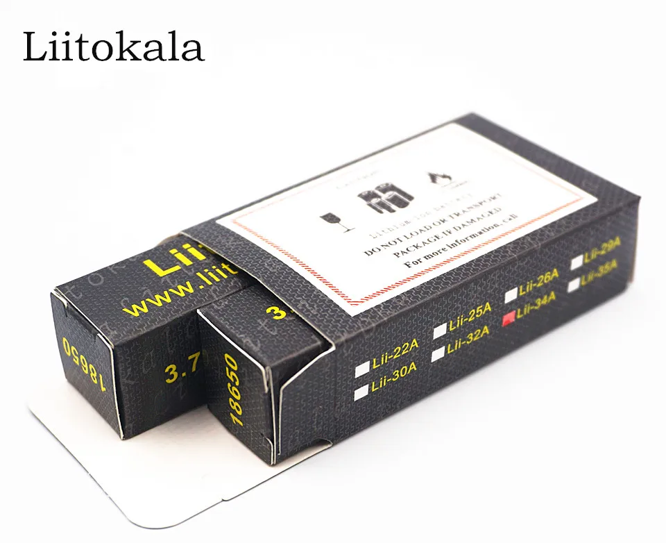 2 шт оригинальные LiitoKala Lii-35A 3,7 V 3500mAh 10A разрядные аккумуляторные батареи 18650 батарея/БПЛА