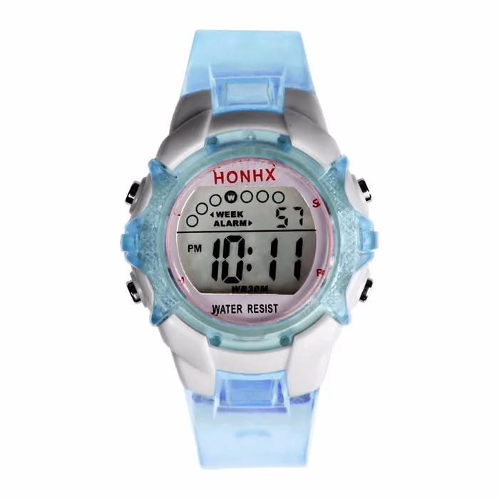 Модные Для детей мальчик часы цифровой светодиодный кварц сигнализации Дата спортивные электронные наручные часы бренд montre часы enfant N50