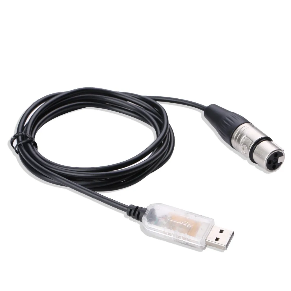 USB к DMX интерфейсному адаптеру светодиодный DMX512 компьютерный ПК контроллер