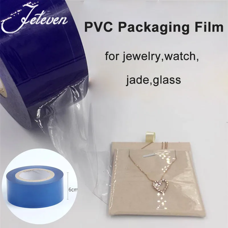 1 Roll Clear PVC Packing Plastic Film 6CM*200M Protective Film