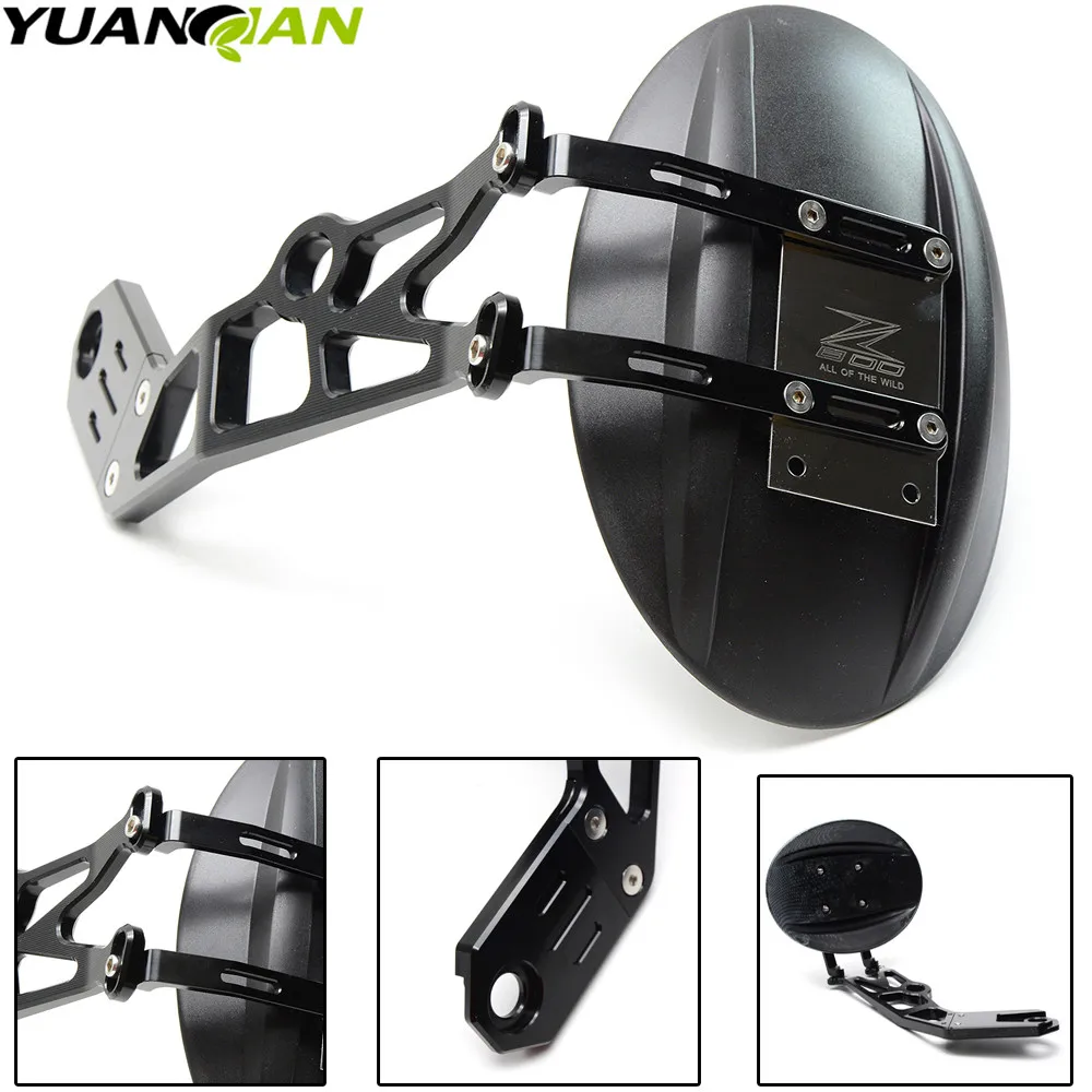 

Rear Splash Mud Dust Guard Rear Fender CNC Bracket Shield Mudguard For KAWASAKI Z800 Z 800 2013-2016 2014 2015 2016 Motorcycle