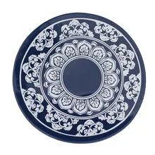 5 шт./партия автомобильный Противоскользящий коврик синий и белый фарфоровый узор для планшетов, мобильных телефонов Pad MP3/MP4 плеер круглый нескользящий коврик