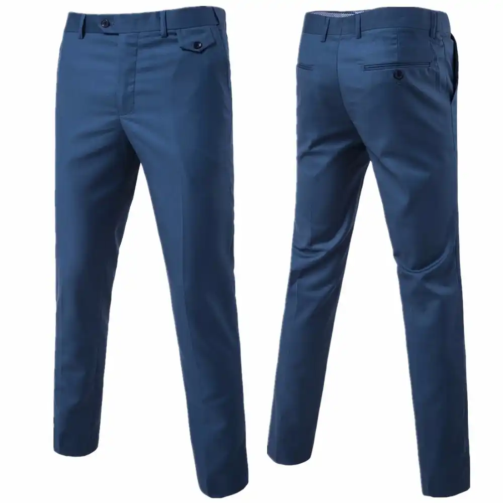 mens slim fit dress trousers
