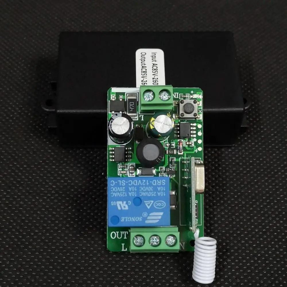  433MHz RF Remote Control Switch AC 110V 220V 240V 85V-260V Light Lamp LED Bulb Wireless Switches Co - 33040760677