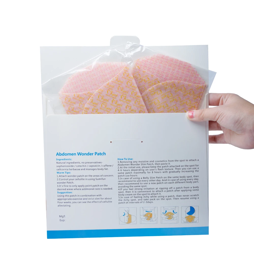5Pcs Abdomen Wonder Slimming Patch Lose Weight Fast Body Slimming Tens Stress Relief Body Massage