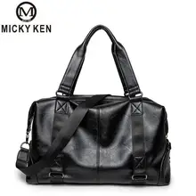MICKY KEN Brand Oil Wax Leather Handbags For Men Large-Capacity Portable Shoulder Bags Men's Fashion Travel Bags Package