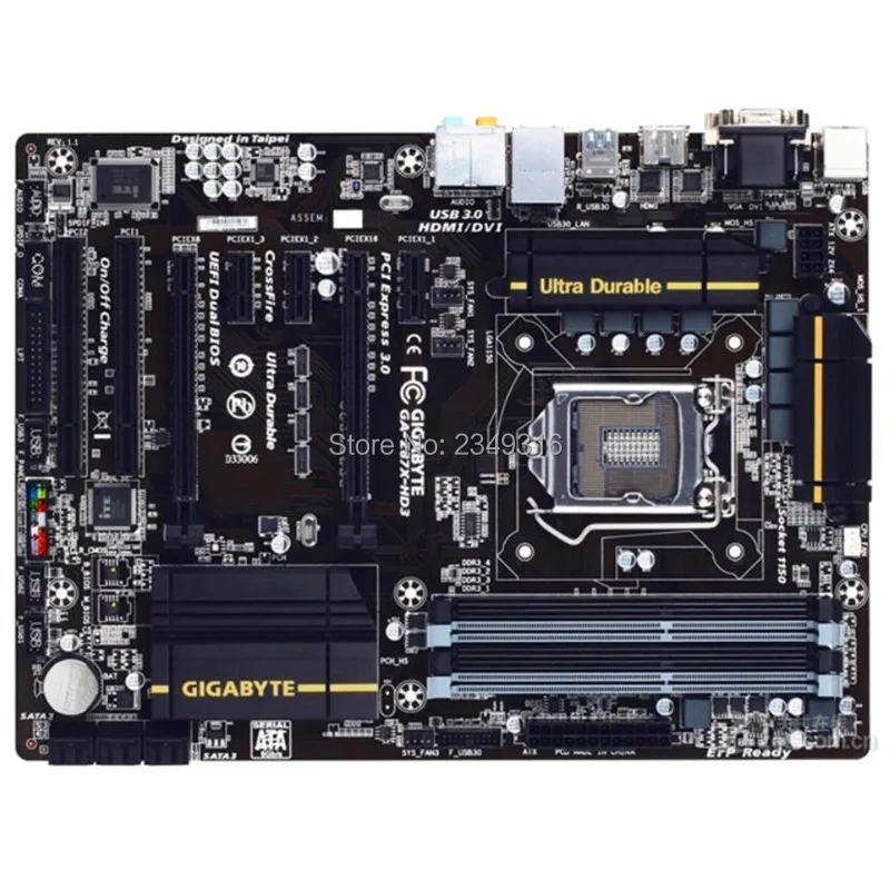 Для Gigabyte GA Z87X HD3 оригинальная б/у настольная материнская плата Z87 LGA 1150 i3 i5 i7 DDR3 32G