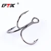 10-20pcs Fishing Hook High Carbon Steel Overturned Treble Hooks Hard Bait Fishing Tackle Round Bend Treble Hook For Pike Bass ► Photo 3/6