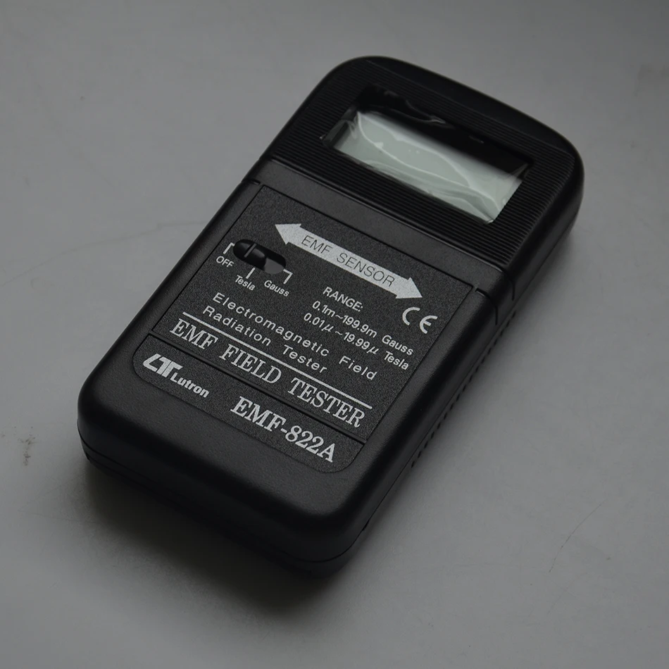 EMF-822A Electromagnetic Wave Tester Field Strength Instrument Gauss Meter Electric Radiation Levels Power Lines