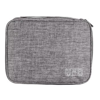 

Waterproof Travel Organizer Bag Triple Layers Storage Case for Electronics USB Cable Camera Lens DC156