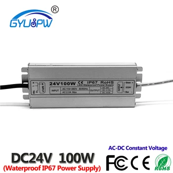 

Waterproof IP67 Power Source DC24V Switching Power Supply AC110V-240V to DC 24V 60W 100W 120W 150W SMPS For Outdoor Strip Lamp
